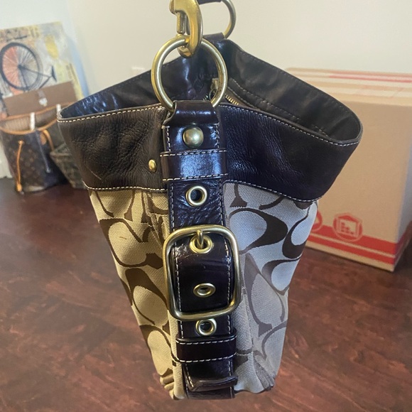 Coach Brown Shoulder Bag - Picture 3 of 6